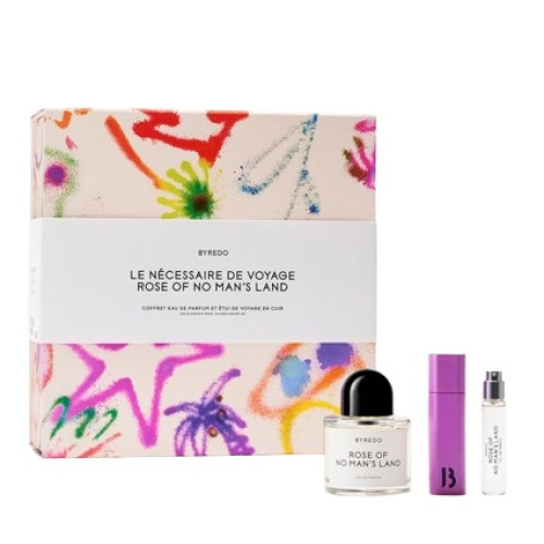 Byredo Set Rose Of No Man`s Land Eau de Parfum 100ml con Rose Of No Man`s Land Eau de Parfum 12ml e Custodia in Pelle