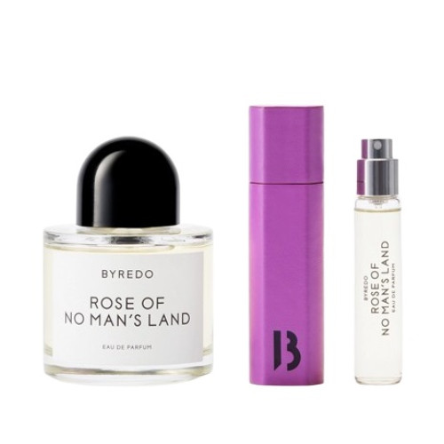 Byredo Set Rose Of No Man`s Land Eau de Parfum 100ml con Rose Of No Man`s Land Eau de Parfum 12ml e Custodia in Pelle