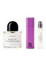 Byredo Set Rose Of No Man`s Land Eau de Parfum 100ml con Rose Of No Man`s Land Eau de Parfum 12ml e Custodia in Pelle